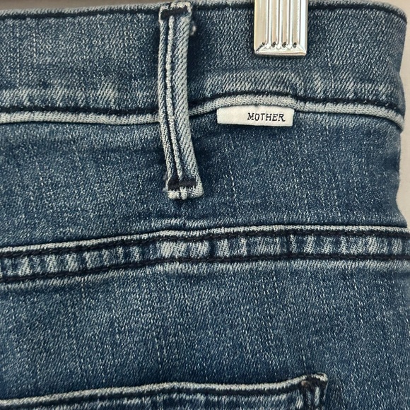 MOTHER Flare Jeans Distressed Hem Size 31 - Picture 3 of 8